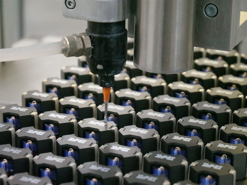Fertigung bei STEGER – automatisierte Dosierung an Wickelgütern